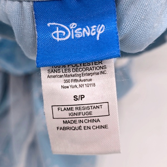 Disney Frozen Elsa Sparkle Snowflake Nightgown Pajamas Size Small (6/6X) - Picture 3 of 4